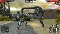 New kung Fu karate: Army Battlefield Fighting Game Screen Shot 1
