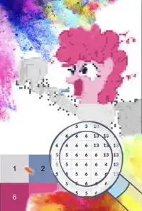 Mini Pony Coloring Book - Pixel Art lover Screen Shot 0