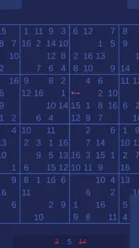 Sudoku 16 (AKA 16 x 16) Screen Shot 14