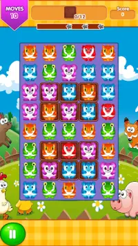 Animal Blast Match 3 Game Screen Shot 5