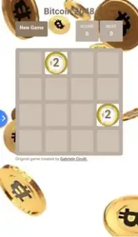 Bitcoin 2048 Screen Shot 1