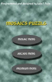 Mosaïques puzzle gratuit Screen Shot 0