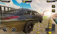100 Speed ​​Bump Car Crash Sfida ad alta velocità Screen Shot 1