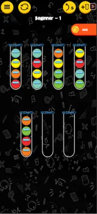 Bubble sort - Ball sort Screen Shot 4