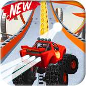 Blaze Monsters Racing car : city adventure