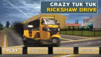 Crazy Tuk Tuk Rickshaw Drive Screen Shot 0
