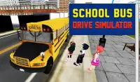 School Bus Drive Simulator2016 Screen Shot 0