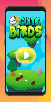 Cute Birds Match 3 Puzzle Game Screen Shot 0