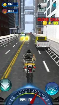 Moto Racer 3D - Traffic Drift Screen Shot 2