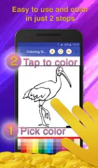 Birds Coloring Game for Kids Screen Shot 2