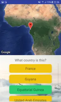 Quiz sulla conoscenza della geografia mondiale Screen Shot 2