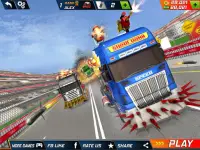 Semi Truck Crash Race 2021: New Demolition Derby Screen Shot 6