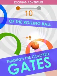 أنابيب ملونة - ألعاب الكرة عداء Screen Shot 5