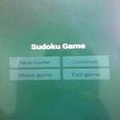 Game demo sudoku