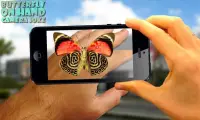 Motyl na dłoni kamera Prank Screen Shot 3