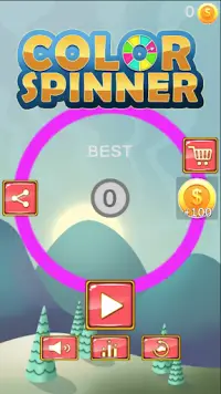 Color Spinner: Color Circle Match- Hit & Win Color Screen Shot 1