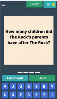 The Rock Trivia Quiz Screen Shot 2
