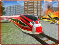Impossible Bullet Train Drive : Subway On Rails 3D Screen Shot 8