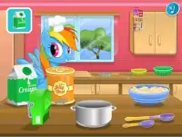Rainbow Dash cooking M And M cake Screen Shot 0