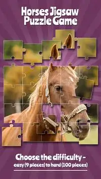 Horses Jigsaw Puzzle Game Screen Shot 6