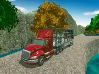 Simulatore di camion di animali selvatici: gioco d Screen Shot 13