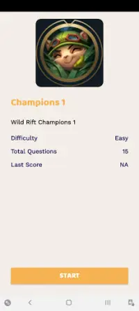 Wild Rift Quiz Screen Shot 1