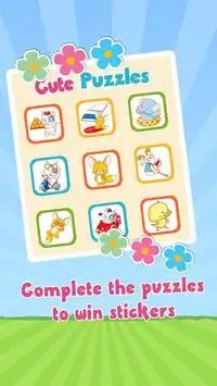 Cute Puzzles - For Kids Screen Shot 0