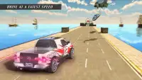 Falling Car Vs Driving Car: Muscle Car Drag Racing Screen Shot 4