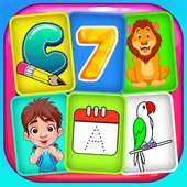 Kids Preschool Learning Games -ABC, 123 & Coloring