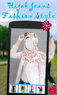 Hijab Jeans Fashion Style Screen Shot 2