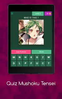Quiz Mushoku Tensei characters - Free Trivia Game Screen Shot 8