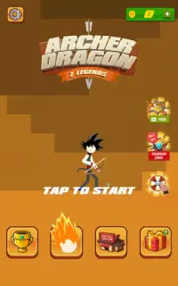 Stickman Archer - Dragon Hero Screen Shot 0