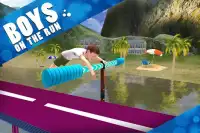 Kids Stunts Water Park Jumping Simulator Game Screen Shot 12