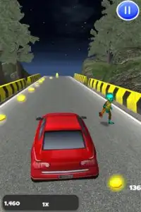 Zombie Road 3D: Horror Highway Screen Shot 1