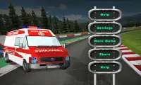 Ambulance 3d jeux de voiture Screen Shot 1