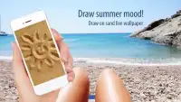 Draw on sand live wallpaper Screen Shot 0