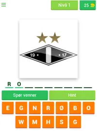 Norsk Fotball Logo Quiz: Eliteserien og lavere Screen Shot 5