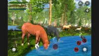 Jungle Horse Family Simulator: Fun Horse Games Screen Shot 0