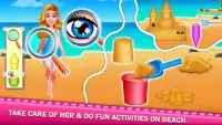 Summer Beach Girl Fun Activity Screen Shot 3
