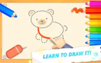 Baby drawing for kids - easy animal drawings Screen Shot 2