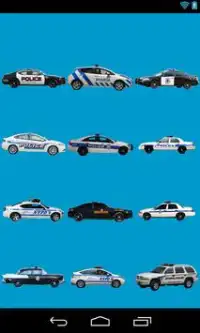 Toddlers के लिए पुलिस कारों Screen Shot 1