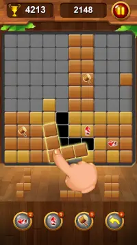 Madera Bloque Leyenda - Puzzle de bloques Screen Shot 4