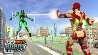 Iron Rope Superhero:  Robot Mission Games 2021 Screen Shot 4