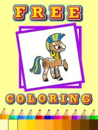 Coloring little pony princess Screen Shot 2