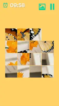 Sliding Picture Puzzles Butterflies Screen Shot 4