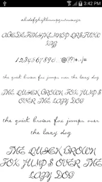 Script Fonts Message Maker Screen Shot 1