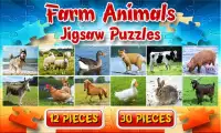 Farm Animals Jigsaw Puzzles Screen Shot 0