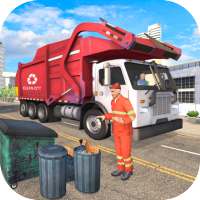 truk sampah mengemudi simulator dumping game