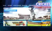 Giải vô địch cricket thực sự Screen Shot 1
