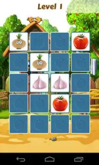 Vegetables Memory Game Screen Shot 4